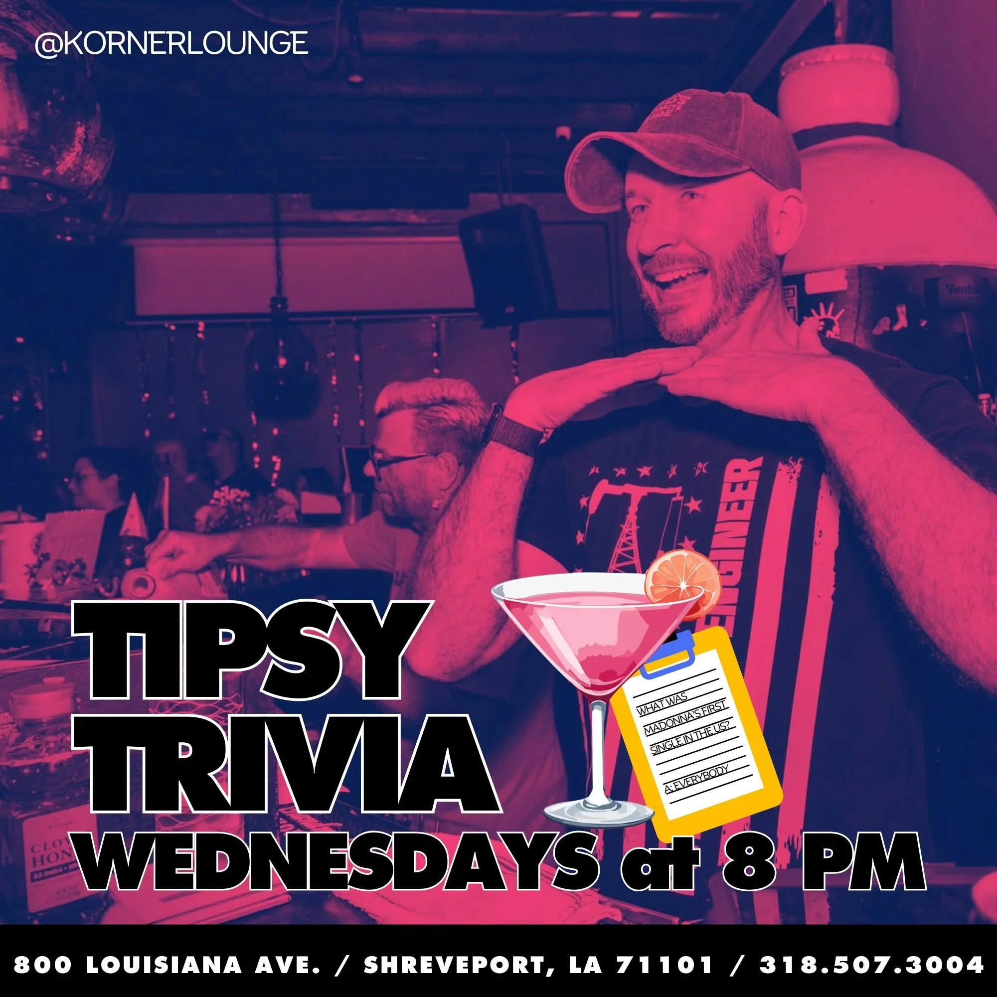 The Korner Lounge Tipsy Trivia 