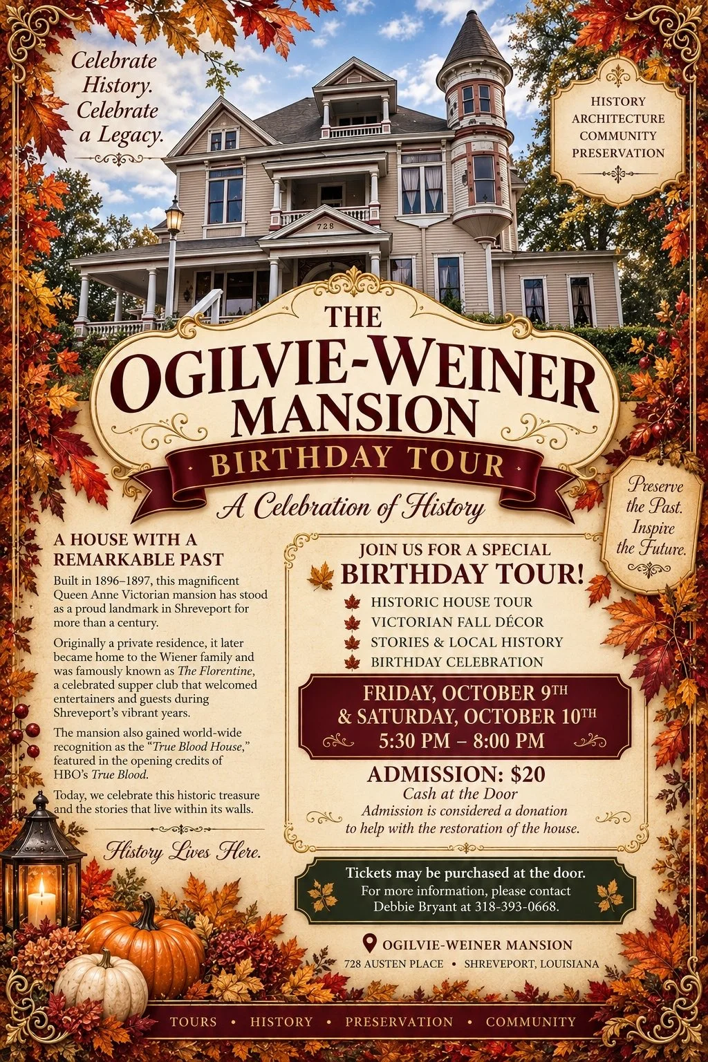 The Ogilvie-Weiner Mansion Birthday Tour