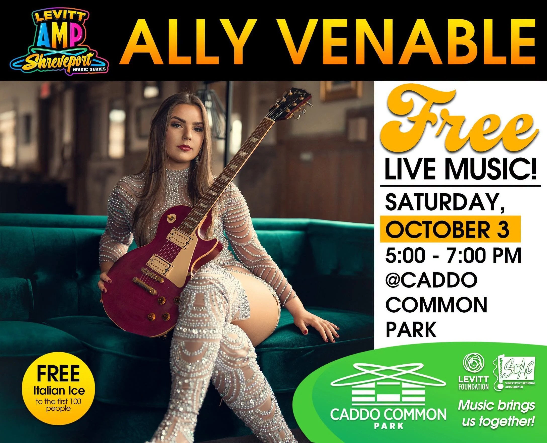 LEVITT AMP SHREVEPORT MUSIC SERIES - ALLY VENABLE