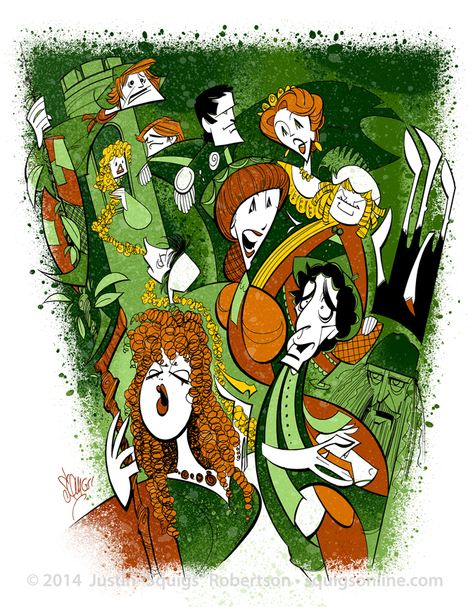 The original Broadway cast of Into the Woods .