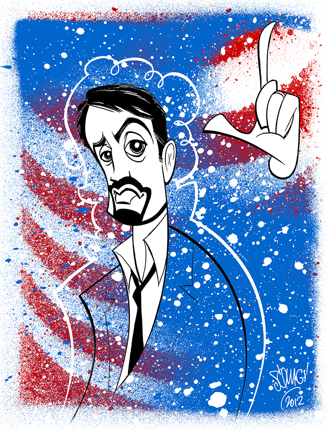 Lin-Manuel Miranda drawn after the Jazz at Lincoln Center American Songbook presentation in 2012.