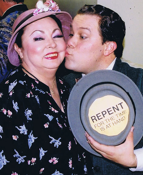 The lovely Mimi Hines and yours truly.