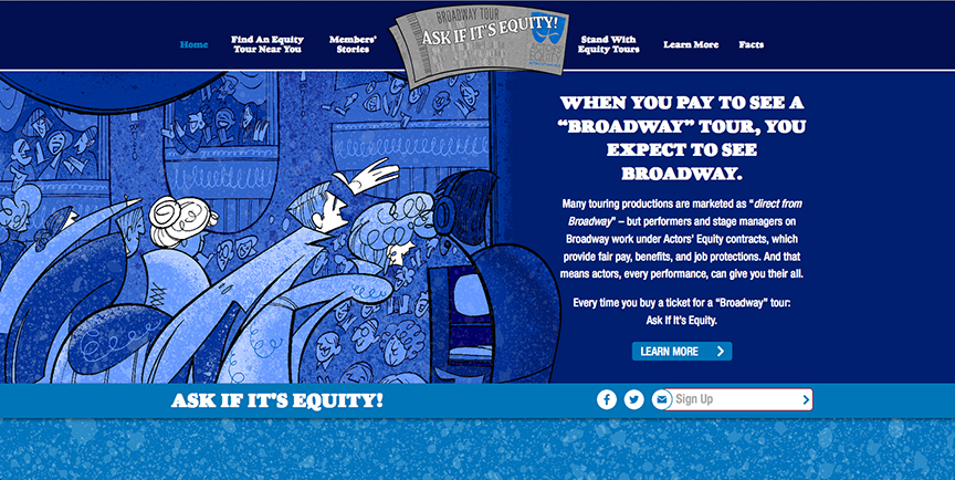 The head of the splash page.