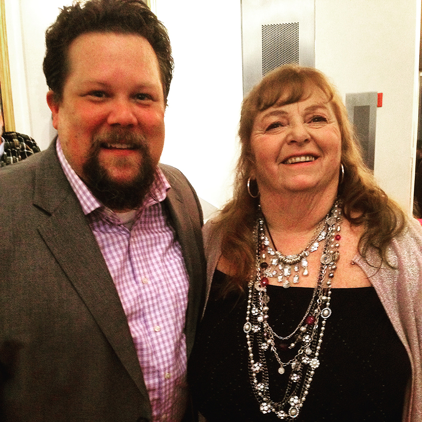 Me and Nina. This is Al's daughter whose name was featured in countless sketches.