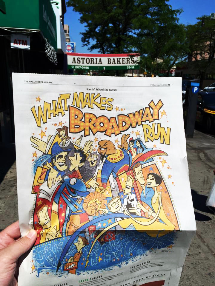 A photo of the rag on the morning of its release. Thanks Russell!