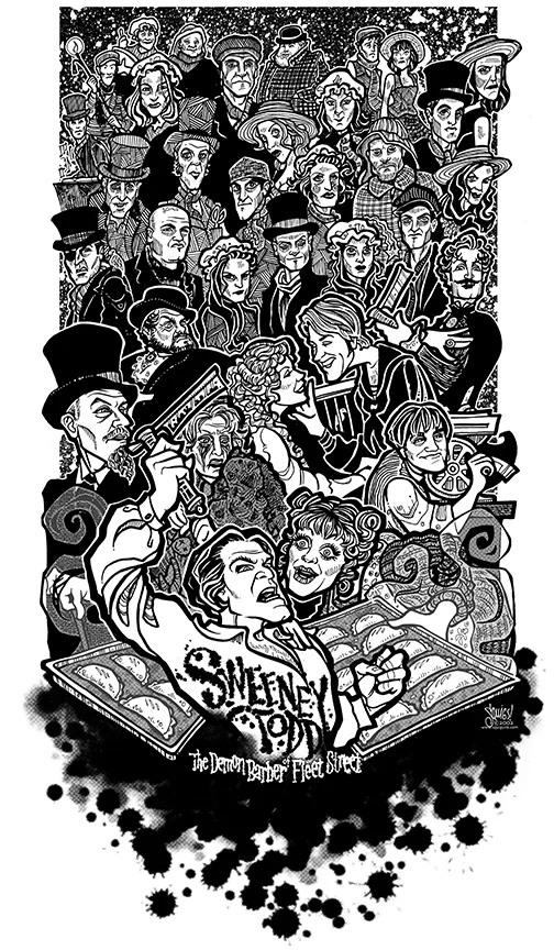 Sweeney Todd (2002) Performance Riverside, starring Norman Large, Debbie Prutsman, Doug Carfrae, Roger Befeler, Kristi Holden