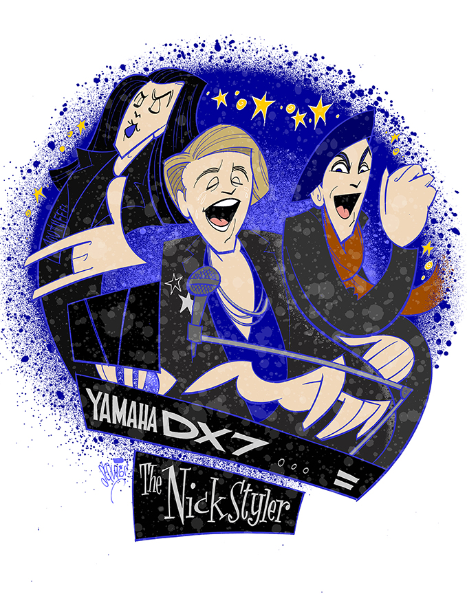 Ryan Duncan in Gettin’ the Band Back Together as commissioned by Mark Sanders.