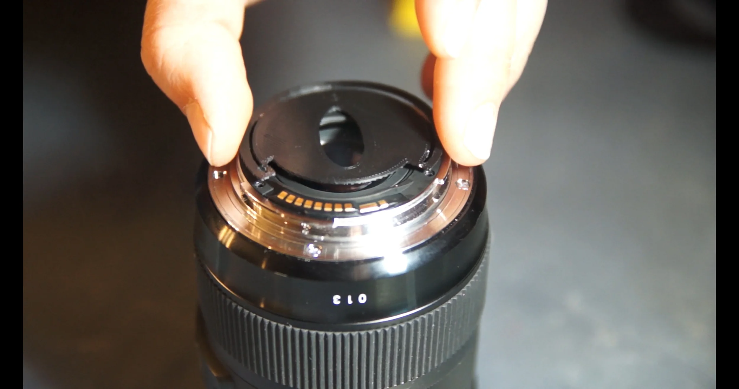 Position the CineMorph Mod Filter.