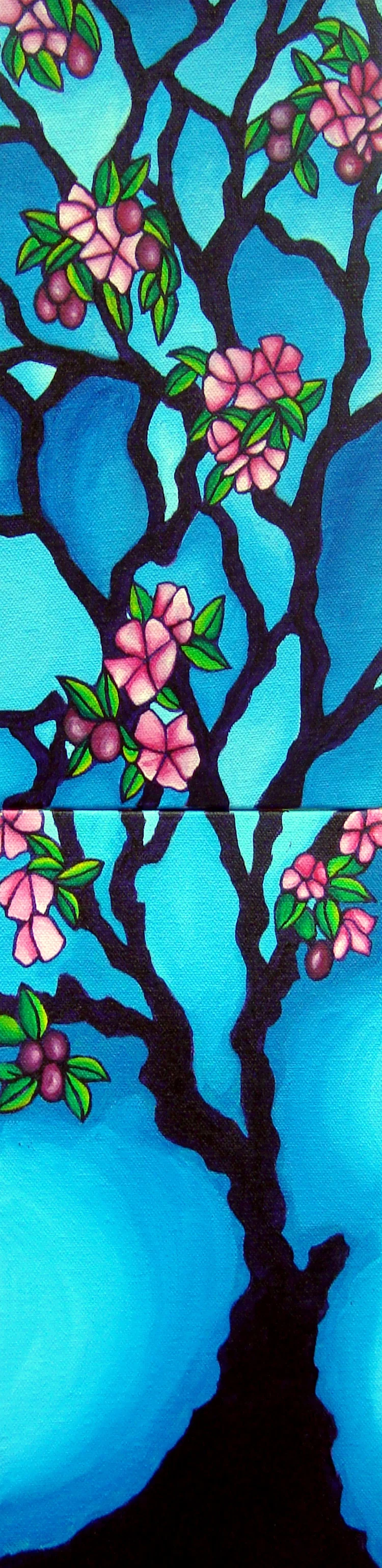 Plum Tree, 2 panels