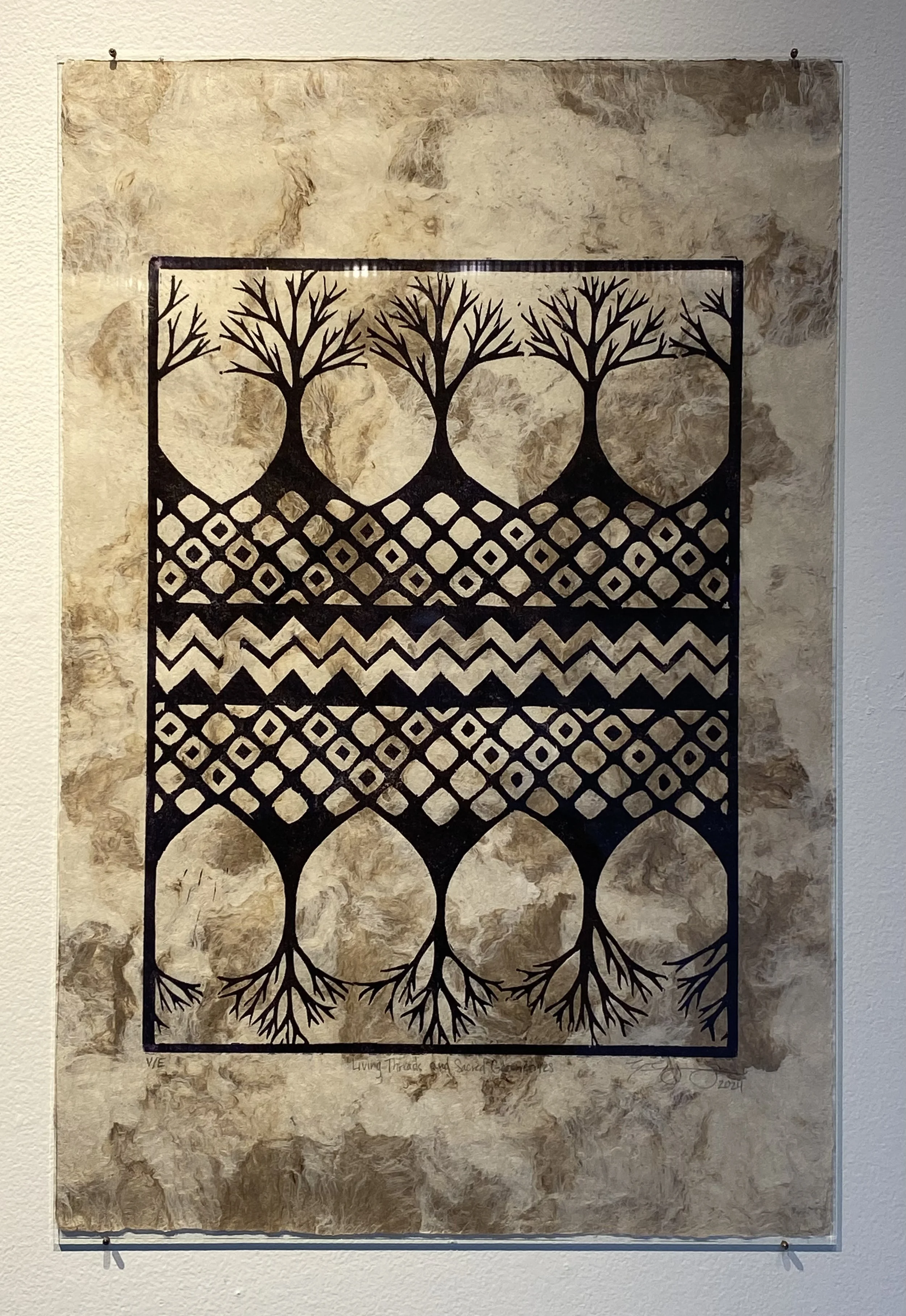 Living Threads and Sacred Geometries