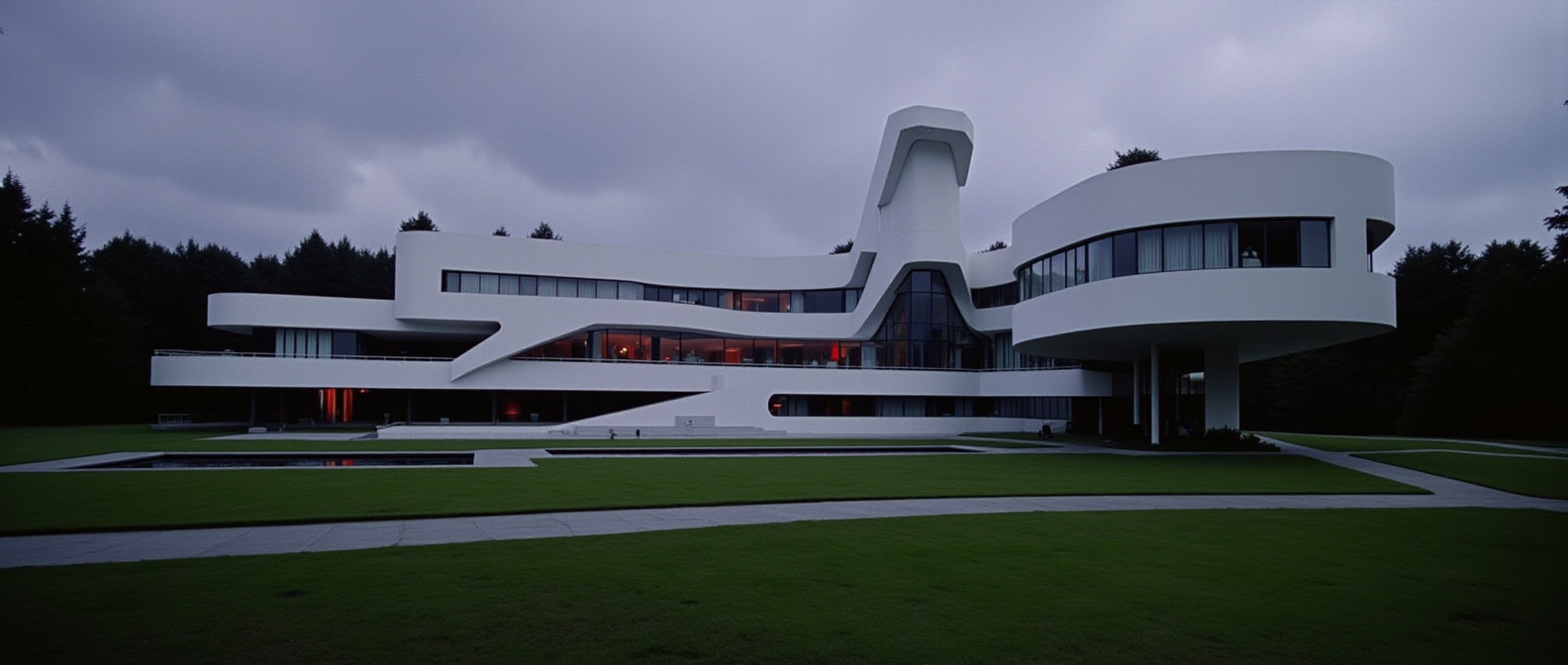 a_futuristic_brutalist_building_the_house_of_pools_surrounded_by_moats_and_lush_manicured_gardens_da_b5073d1e-107d-430c-a9c5-e7c3397f737e.png