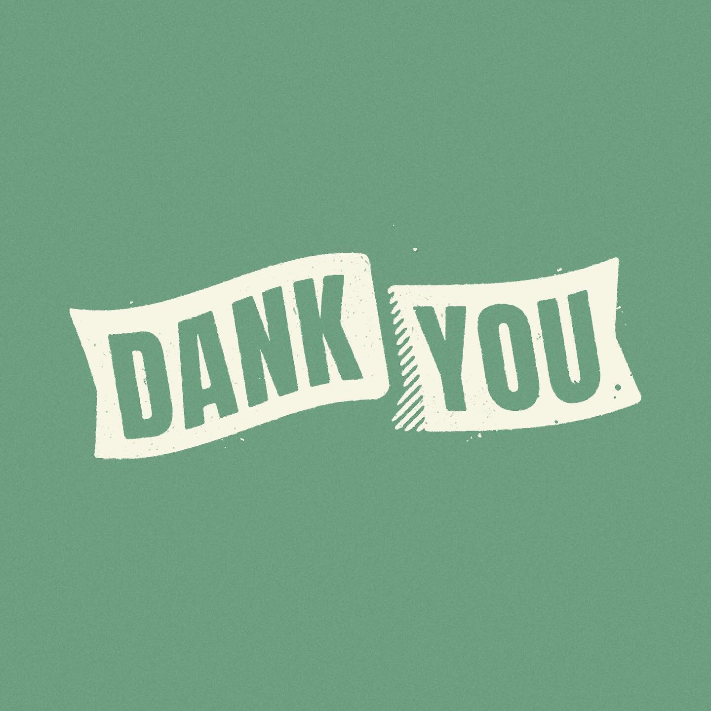 Dank You agency branding. 

Keep an eye out for some very exciting things from them.