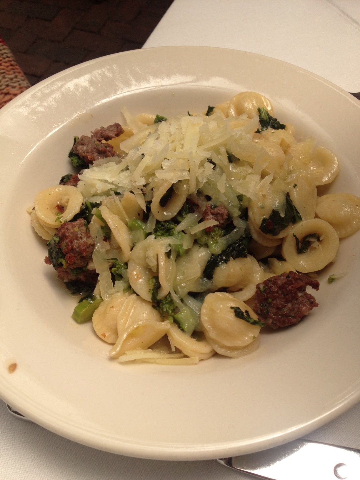 Orecchiette with Broccoli Rabe and Boar Sausage
