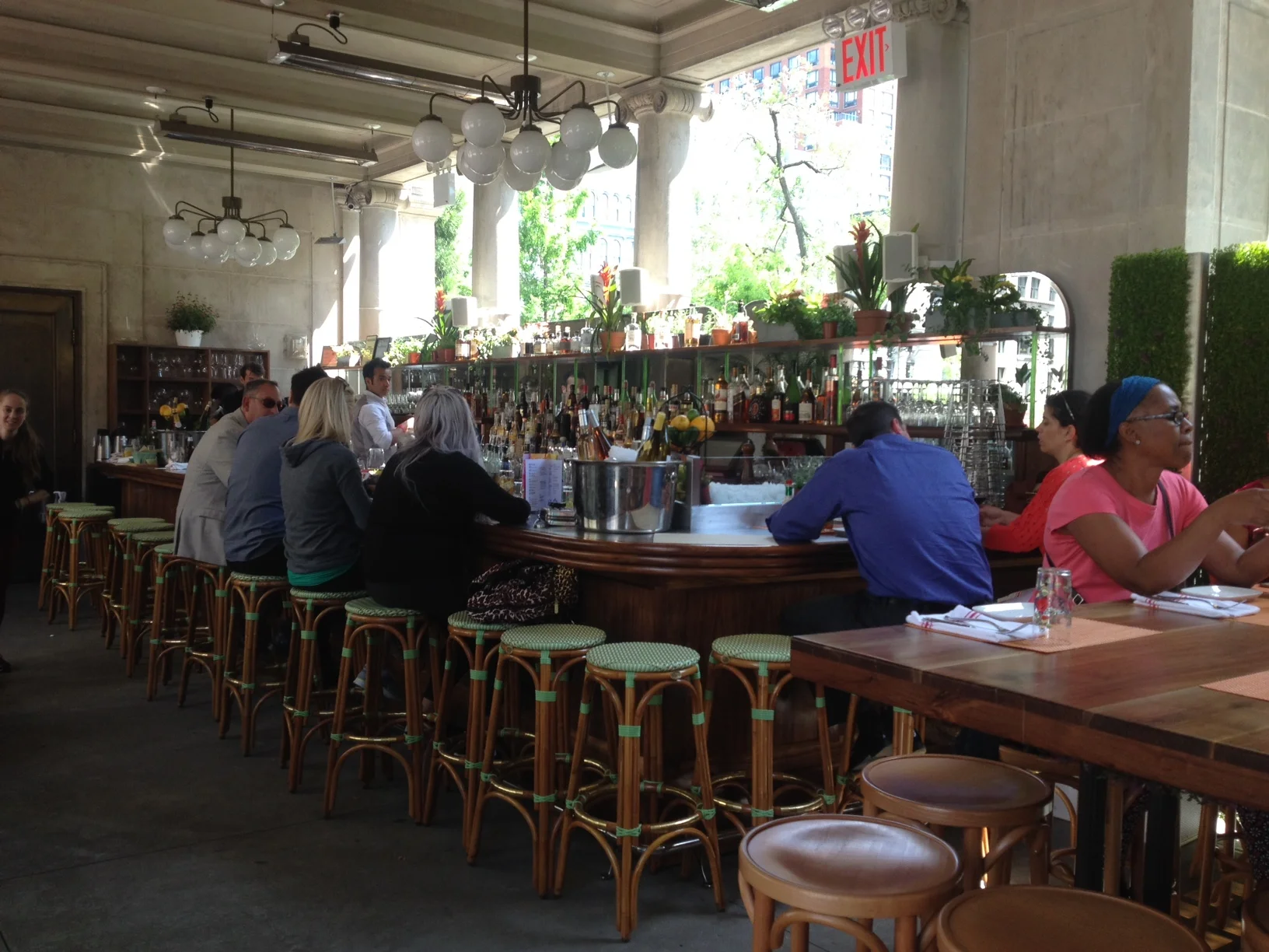 The bar