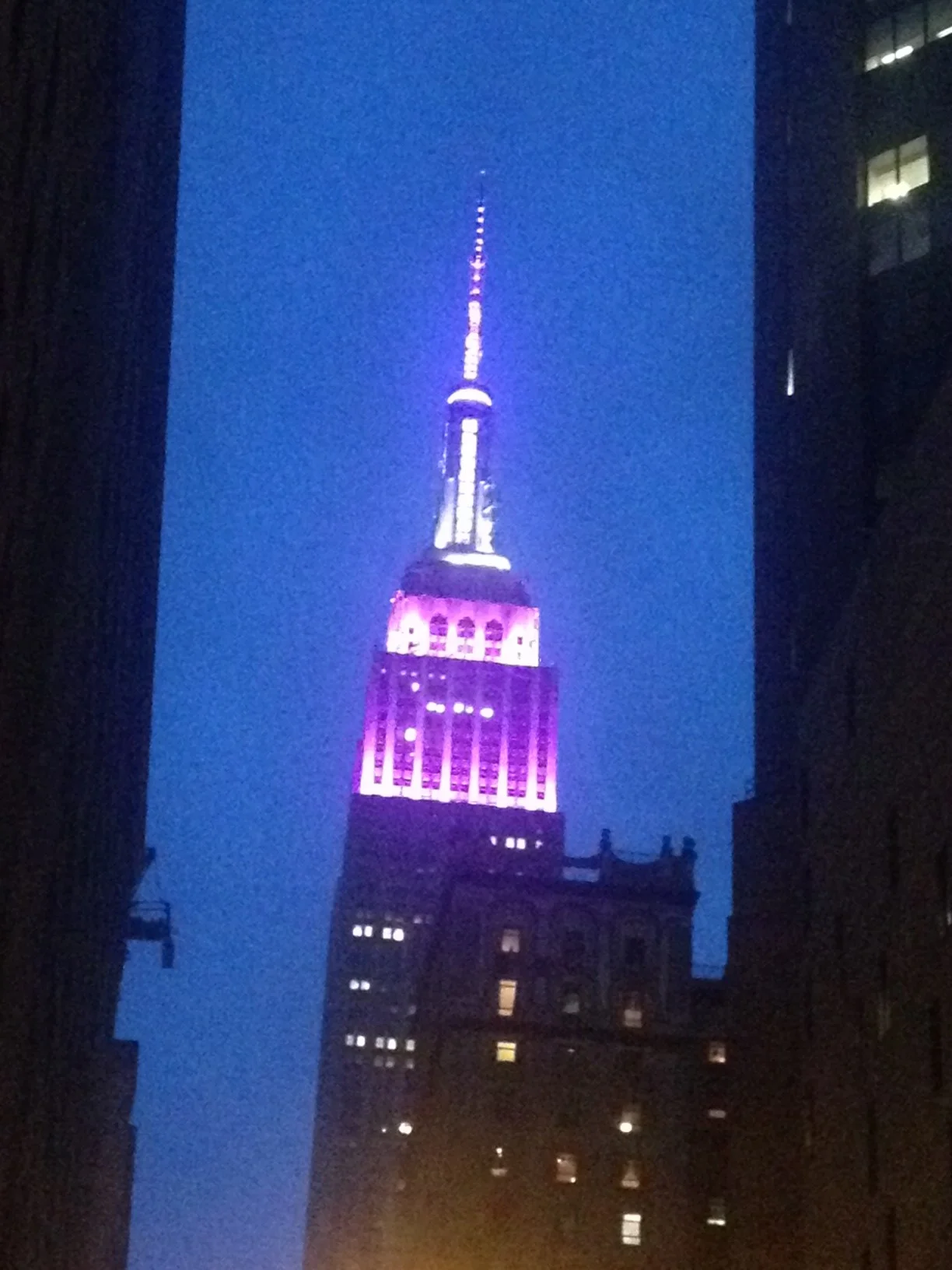 Lit up Violet Baby!