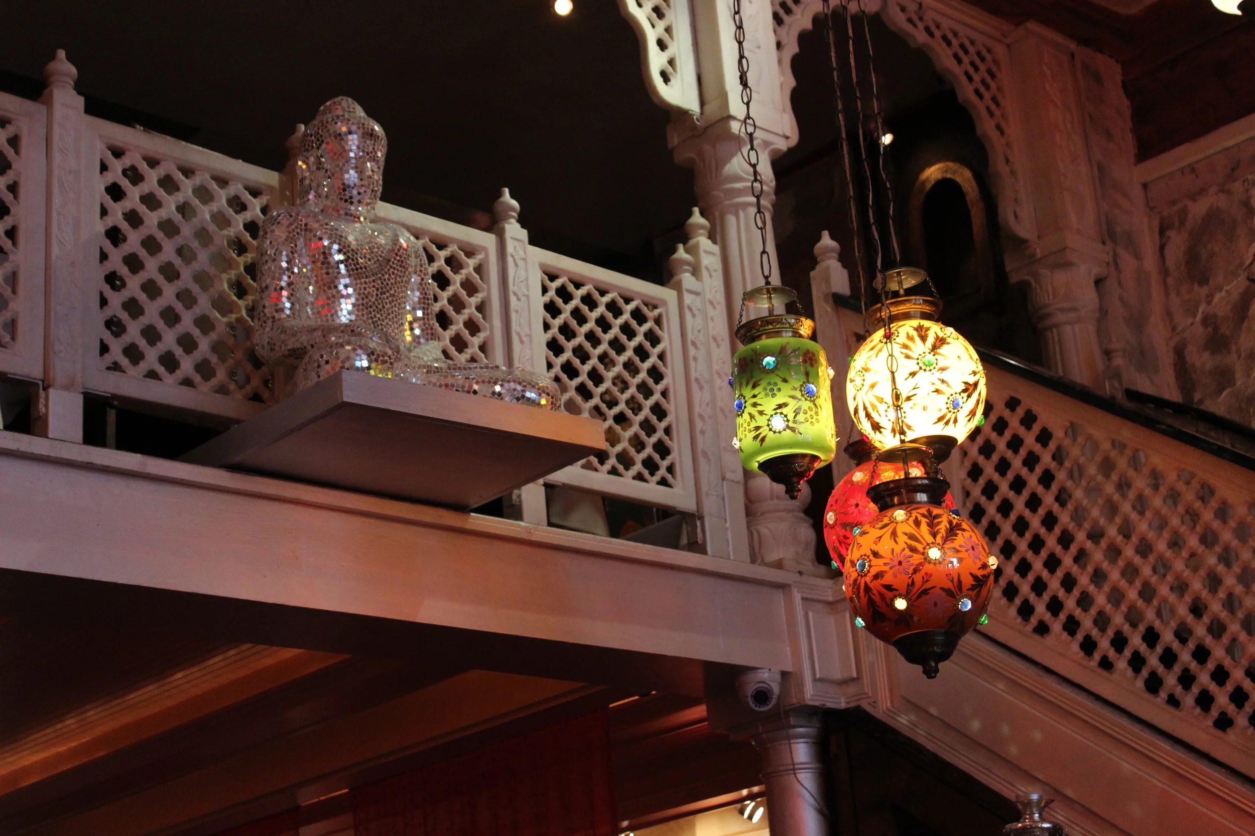 Multiple Levels with Beautiful Lanterns