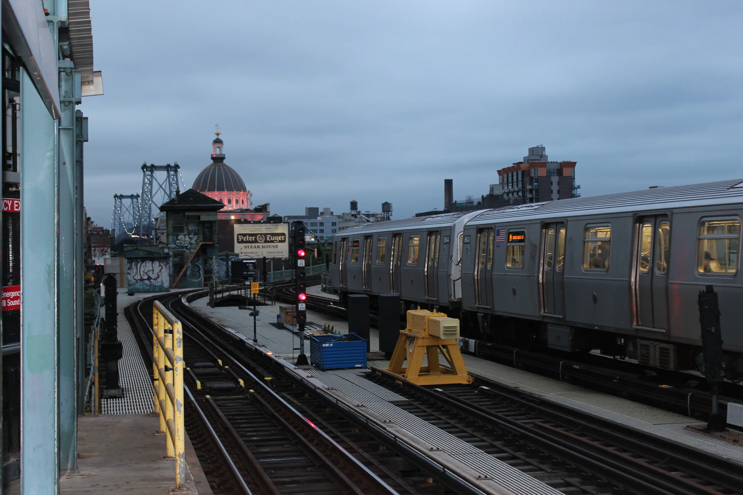 Above ground subways outside of Manhattan - it's a crazy world out there!