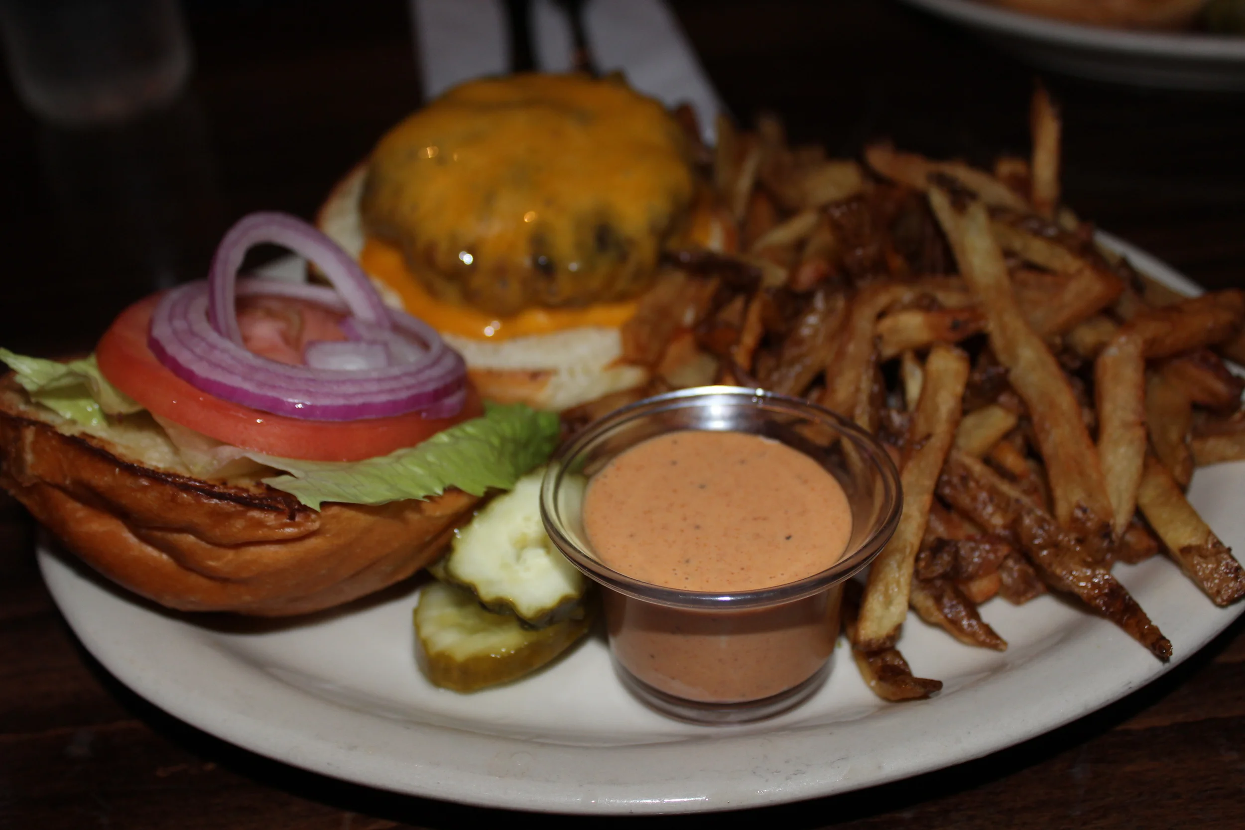 Burger with Cheddar