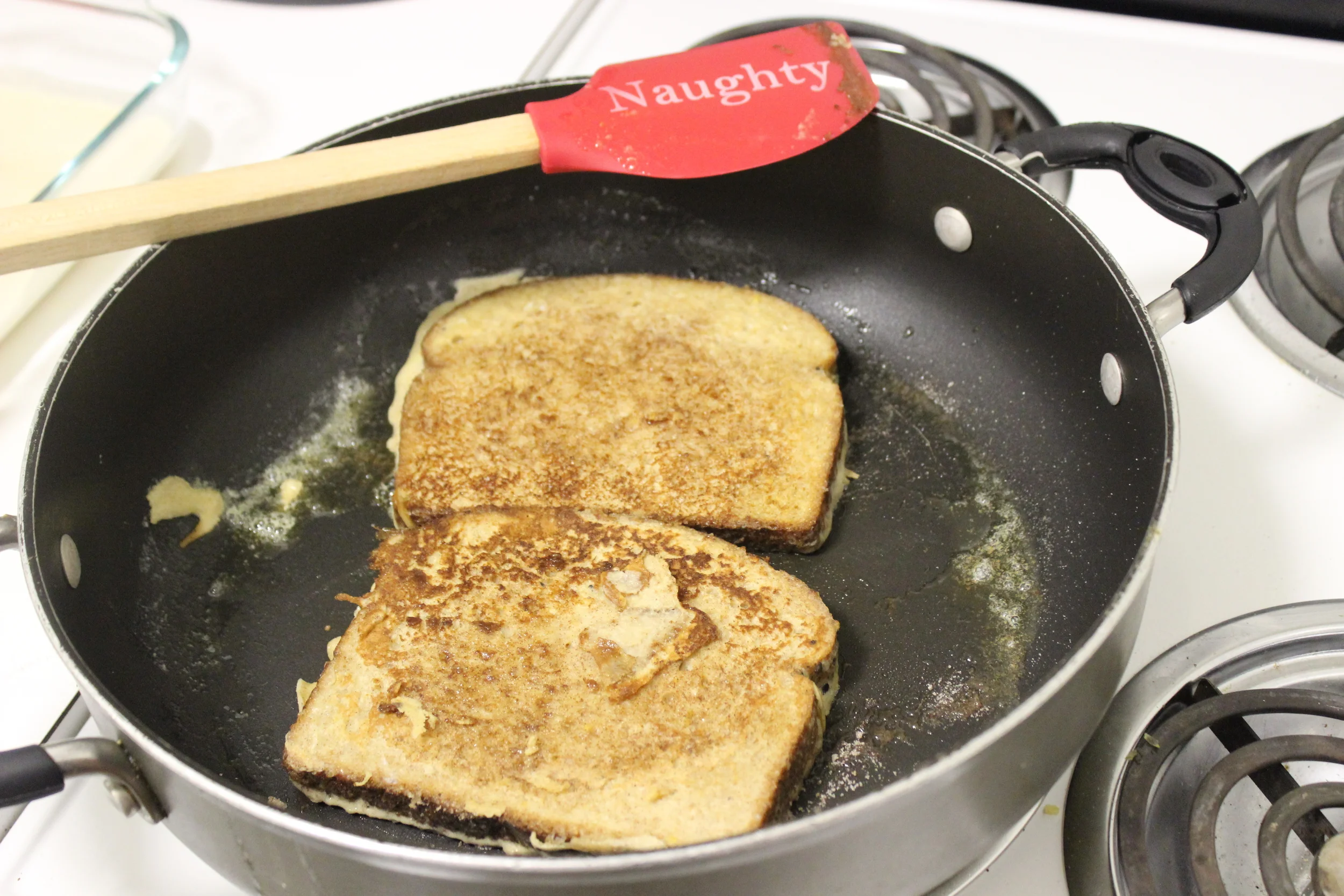 The spatula makes the French Toast taste better