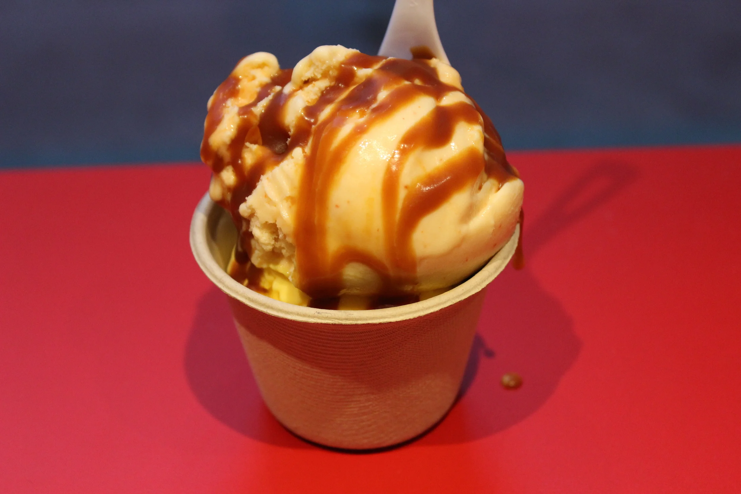 Chorizo Caramel Swirl + Saffron Passion fruit + Salted Caramel 