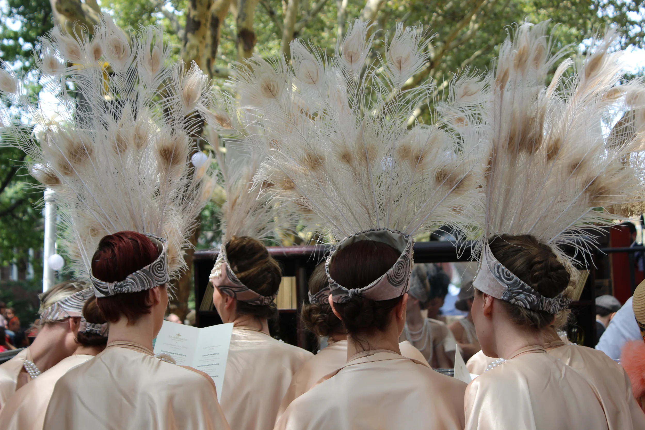 There was a group of beautiful ladies that performed through the day - check out the first outfit!