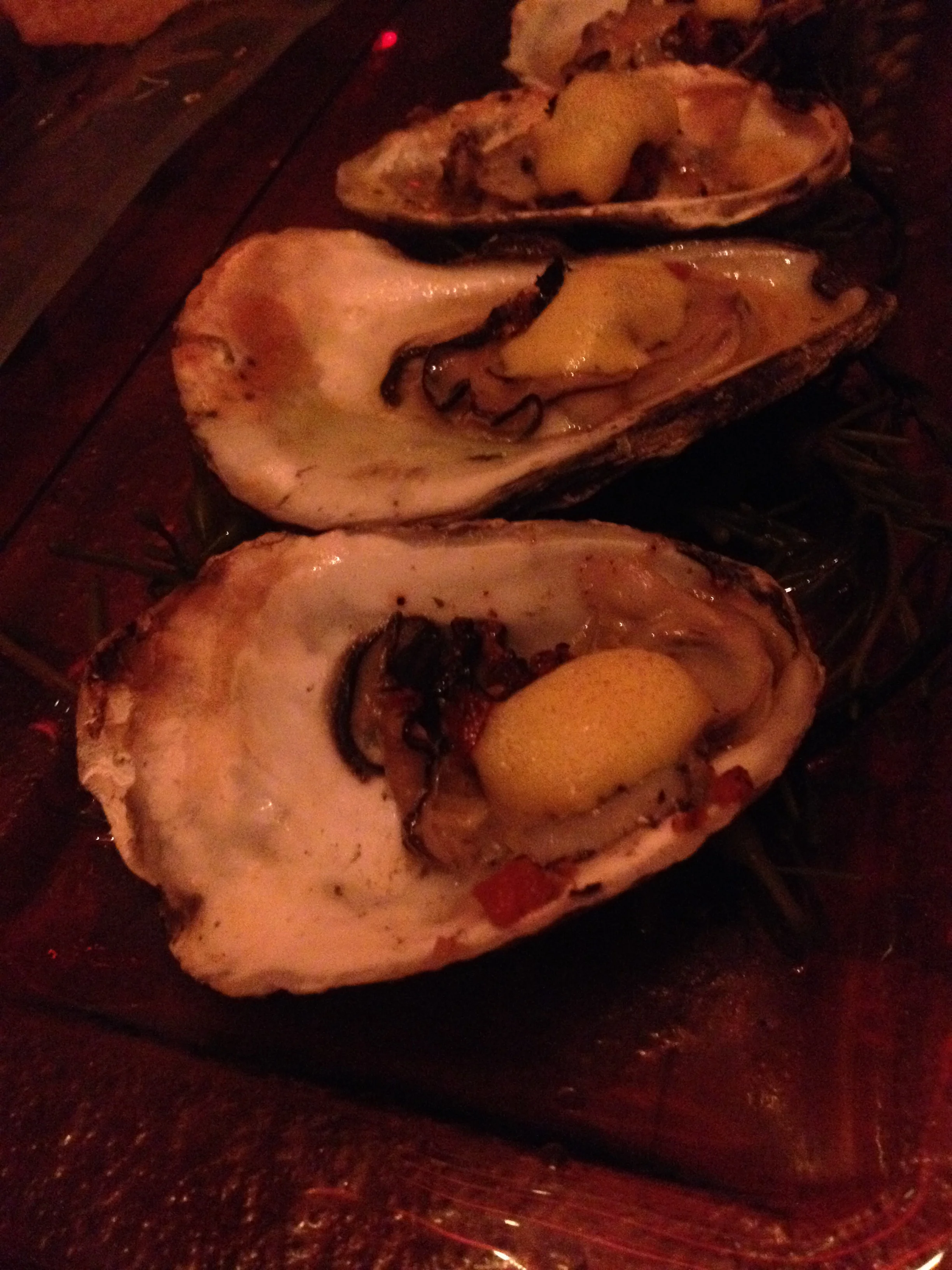 Char-Grilled Chimichui Oysters