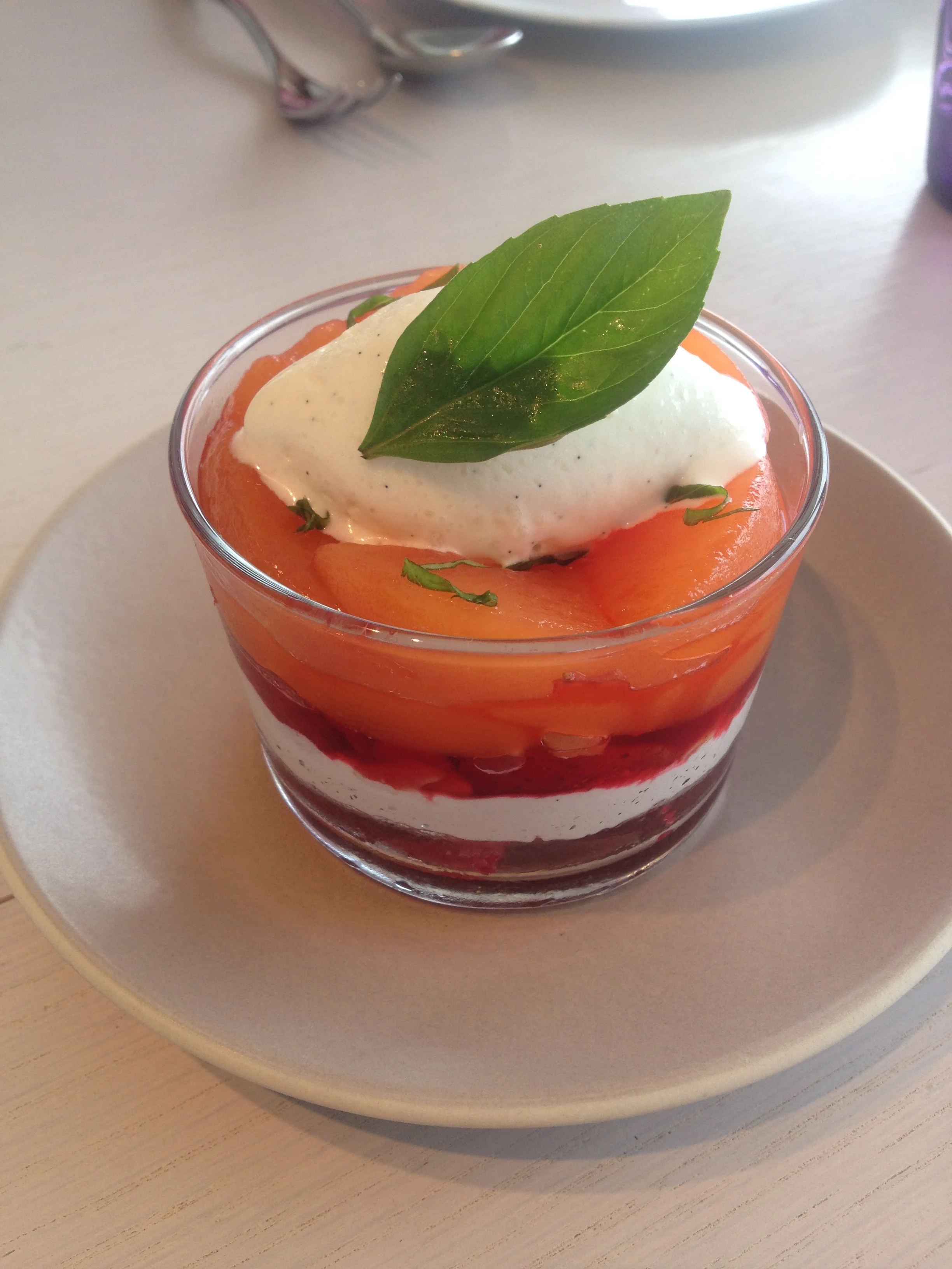 Basil Peach Melba