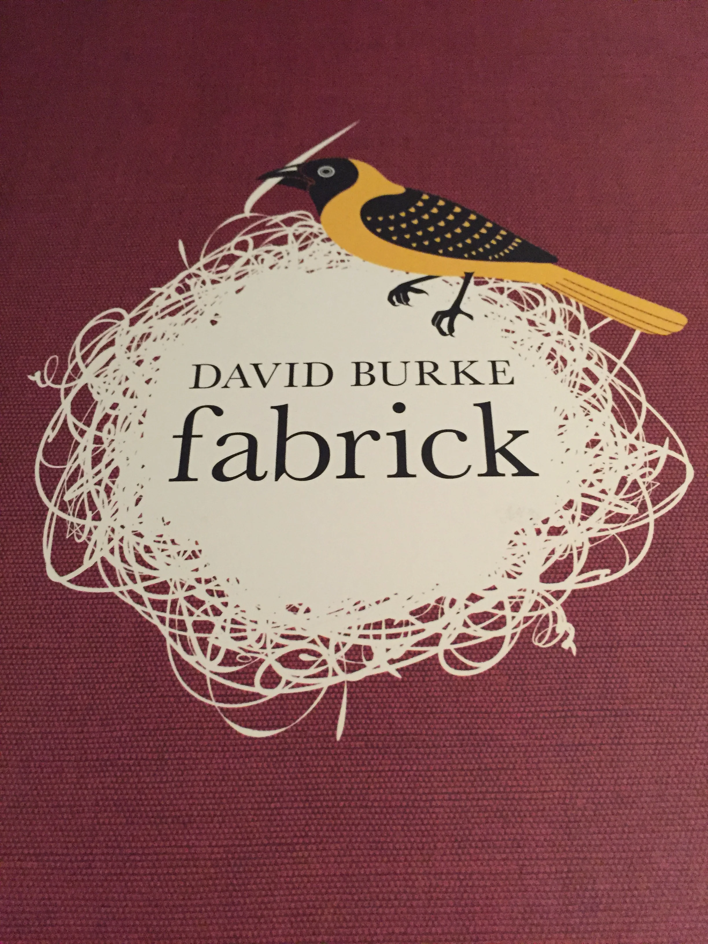 The menu has FABRIC - get it?