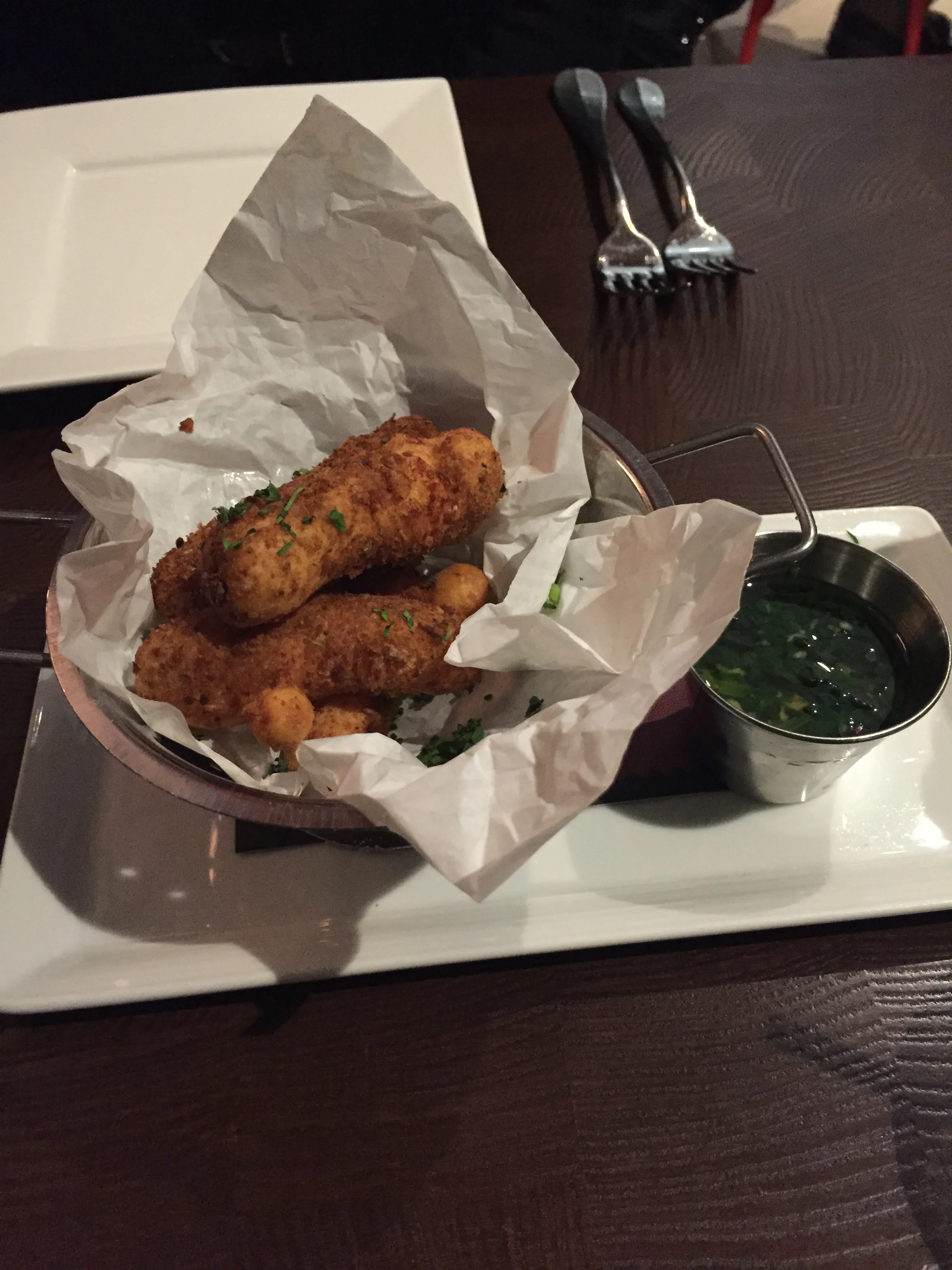 Potato and Cheese Fritters