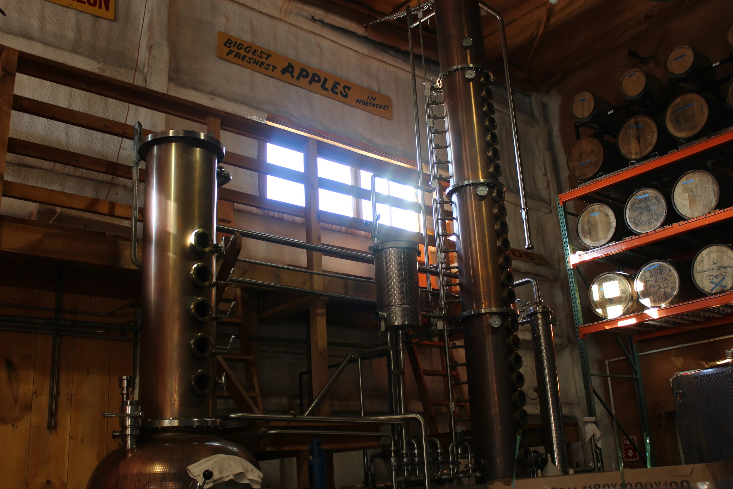 Inside the Distillery!