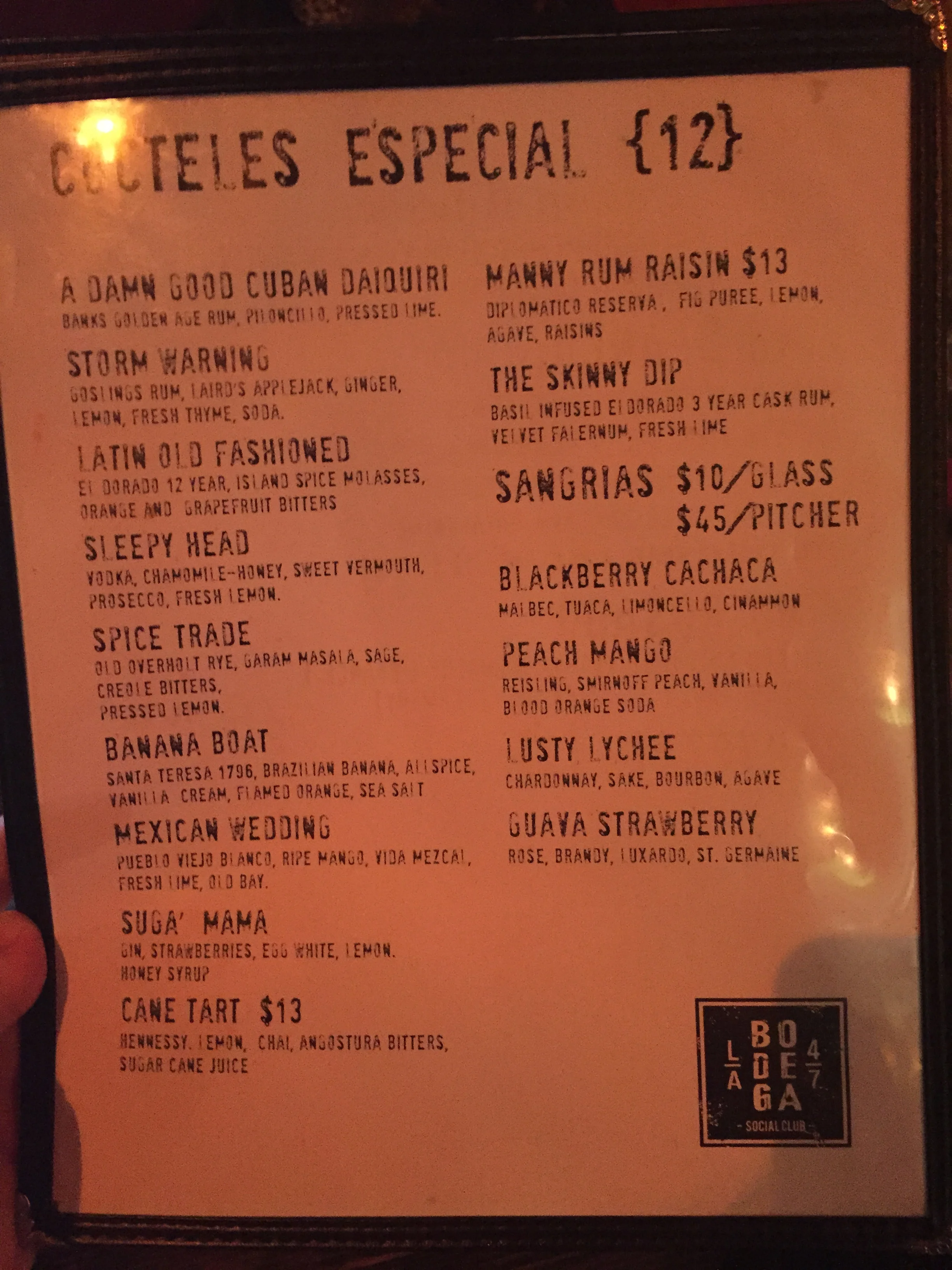 The Menu!