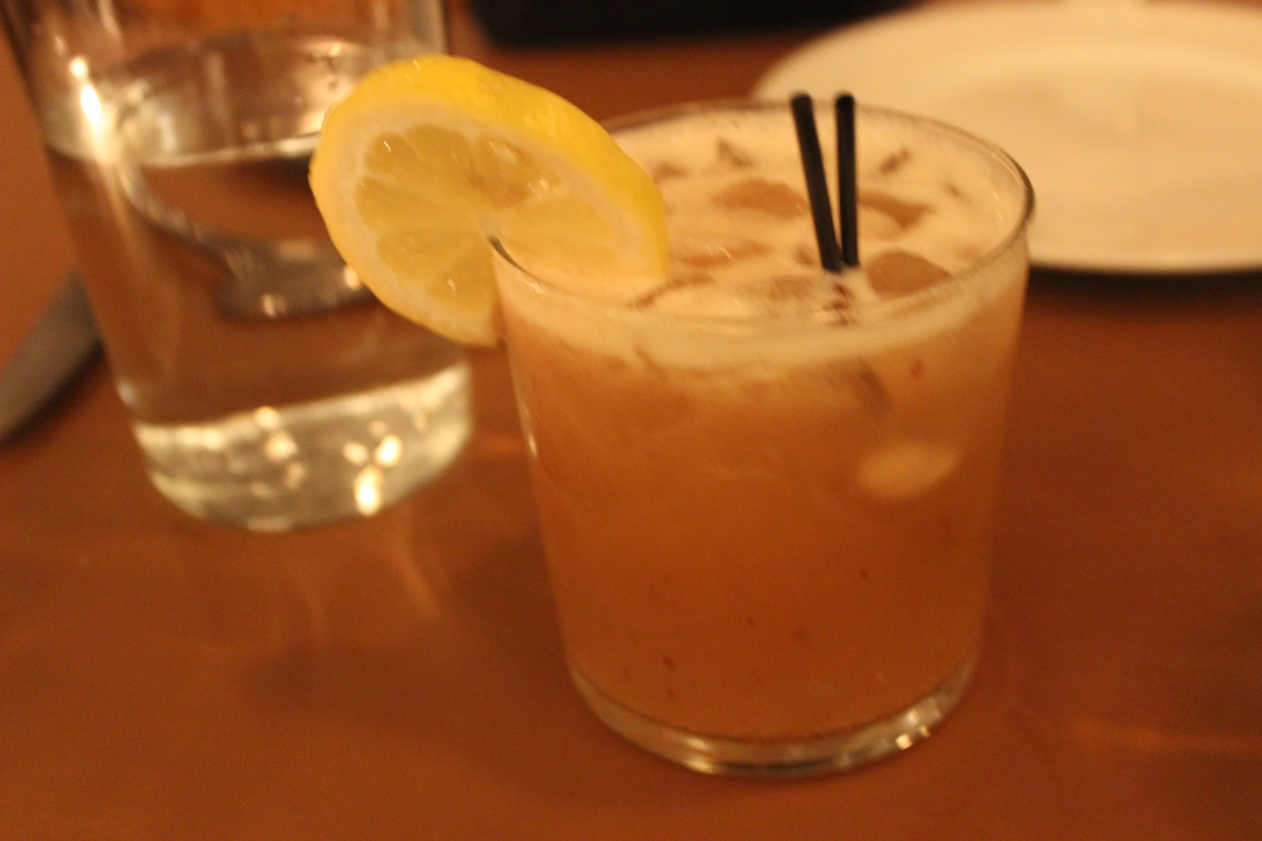 Spiked Plum - Bourbon based cocktail with Plum Syrup