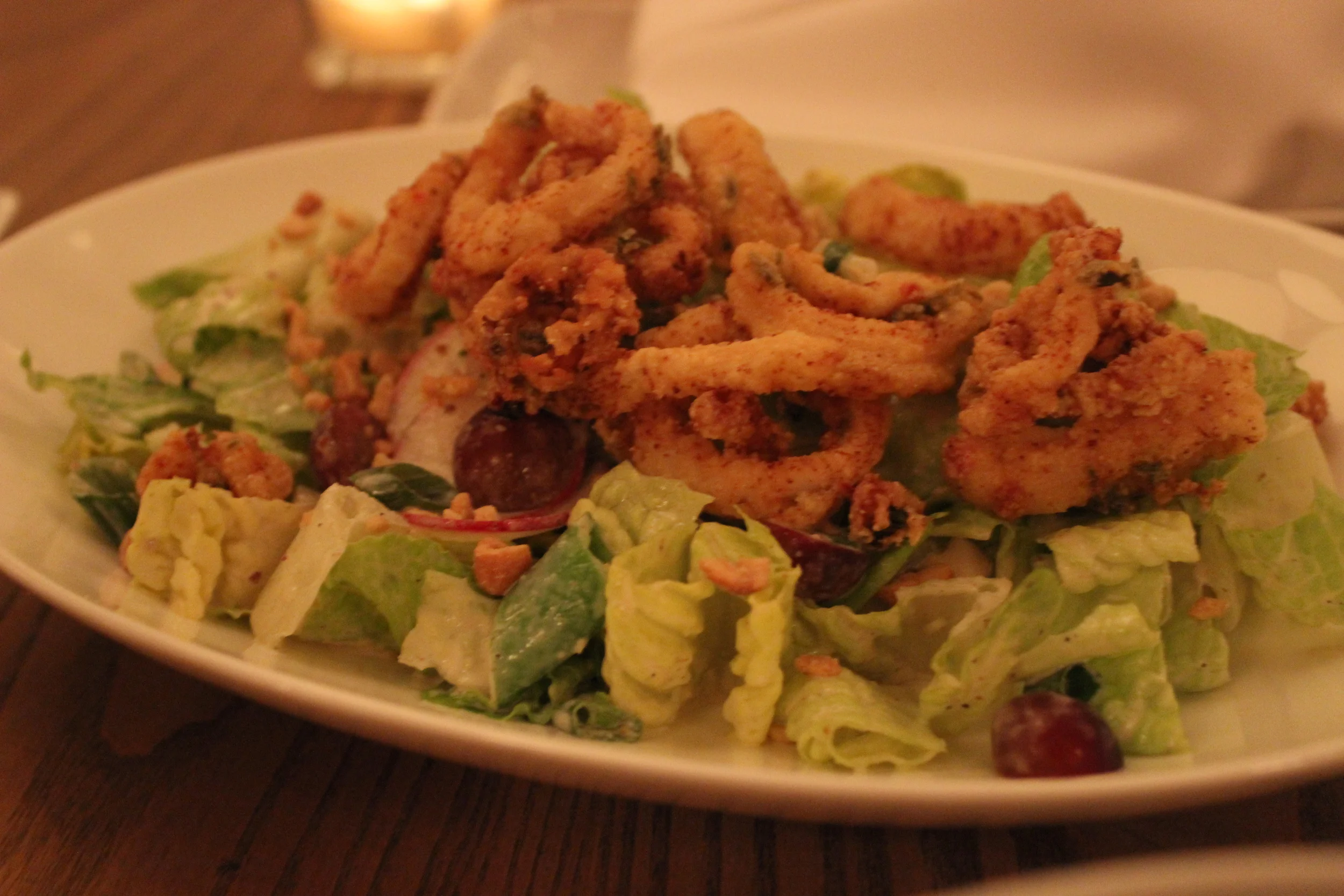 Crispy Calamari Salad