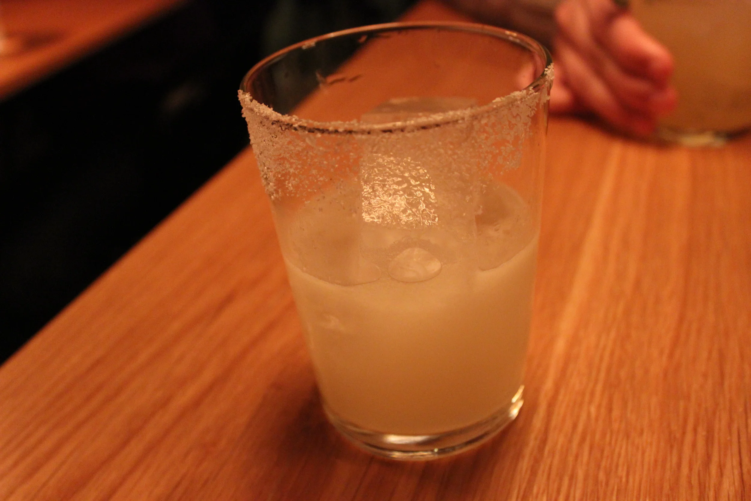 Siete Leguas, Cointreau, Pierre Ferrand Curaçao, lime, salt
