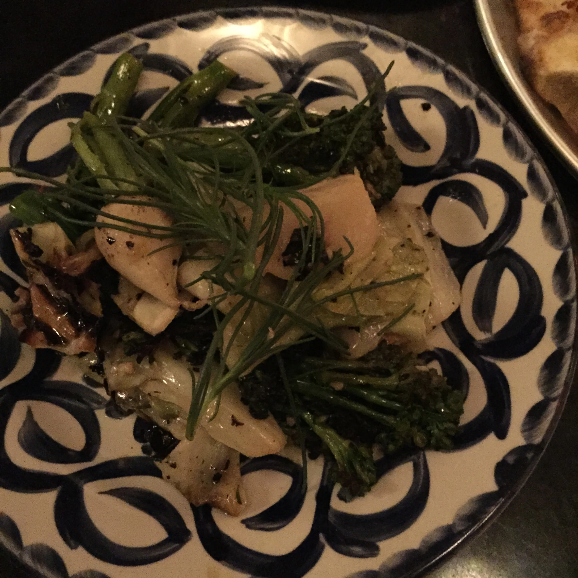 Market Veggies & Anchovy Dressing