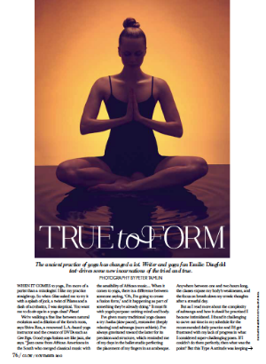 An exploration of yoga's many forms.