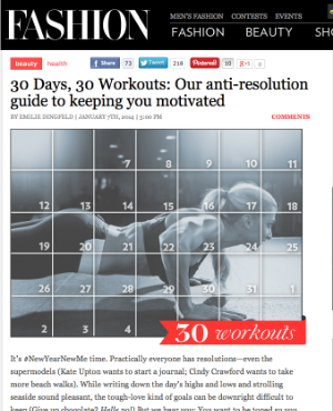 Web story:&nbsp;The anti-resolution workouts: 30 workouts for 30 days to keep exercise fun. 