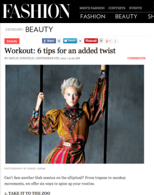 A print&nbsp;and web story about fitness trends.