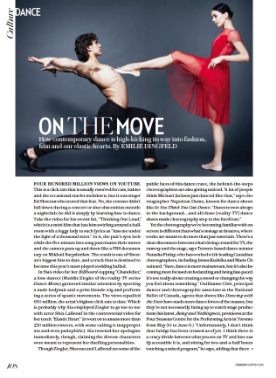 A look at the re-emergence of contemporary dance in pop culture—are we loving the true form?