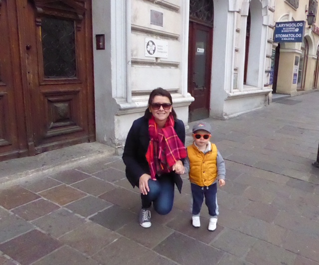Cruising in Kracow with my main man