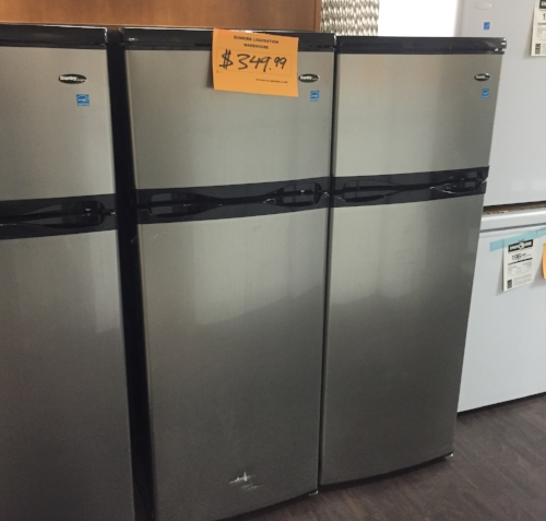 BUY: We saved big bucks by purchasing our fridge from a discount Scratch-And-Dent store. Gotta love a good deal!