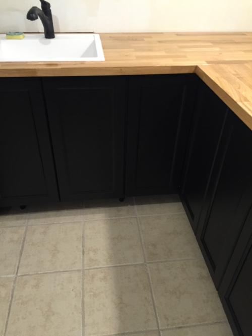 Here's a little sneak peek of the sink area!