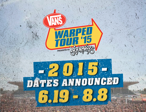 warped tour 2015 dates