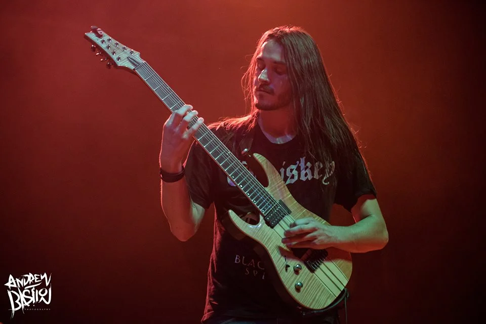 Miles Dimitri Baker of Rings of Saturn Summer Slaughter Tour 8-26-2017
