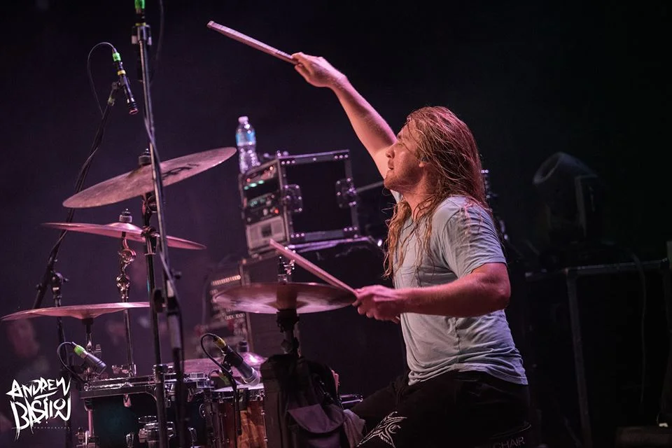 Aaron Stechnauner of Rings of Saturn Summer Slaughter Tour 8-26-2017