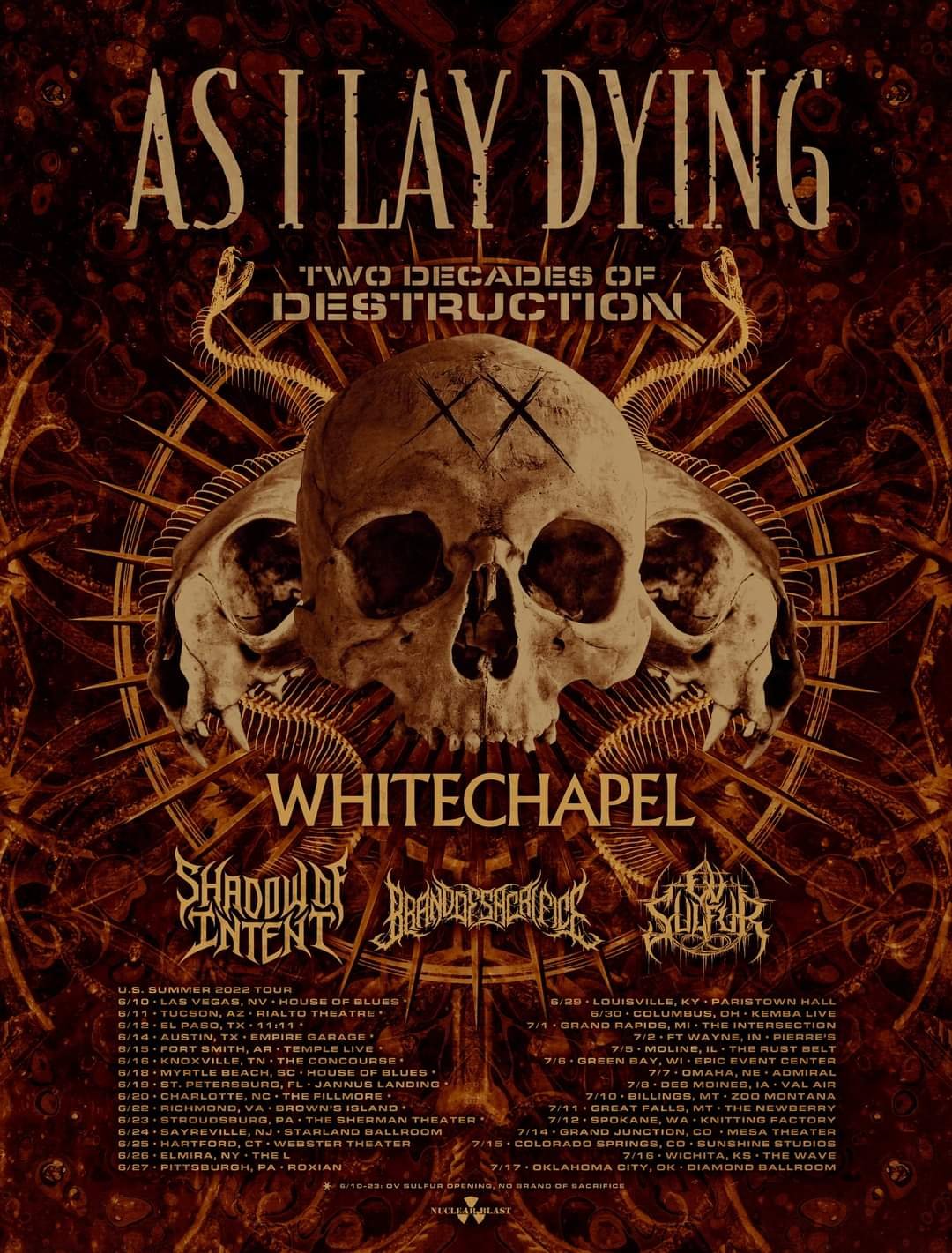 as i lay dying tour