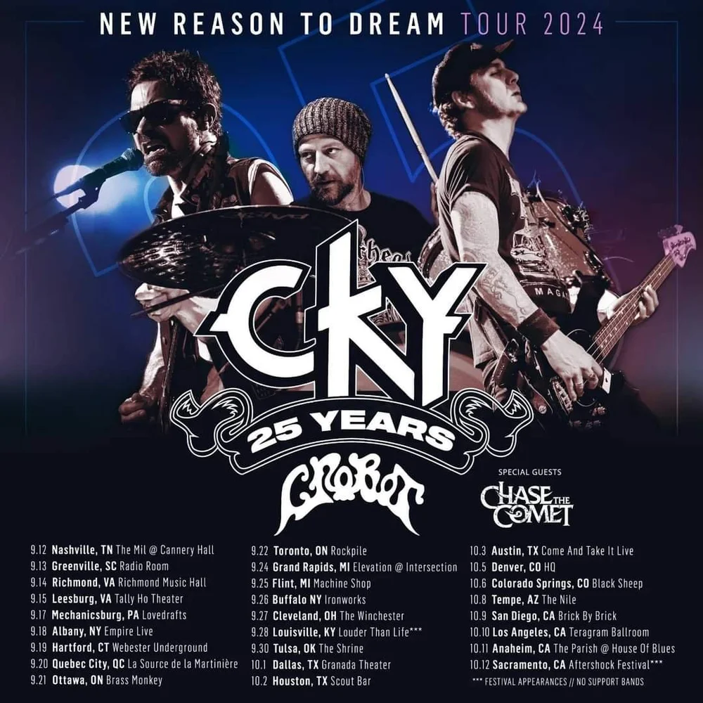 CKY Announce 25th Anniversary North American Tour With Crobot And Chase ...