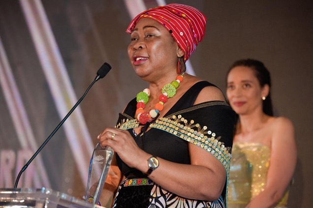 A few days late, but we're so proud to share that our beloved Mama Gcina Mhlophe (the storytelling leader for the children in LIYANA) received the &lsquo;Legend Award&rsquo; for her longstanding contribution to continental storytelling, at the Joburg