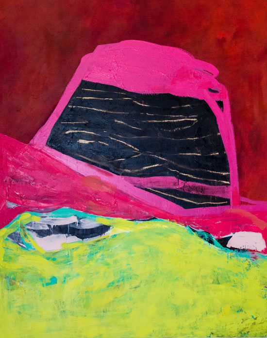 this is the way we pretend///oil on canvas, 48" x 60"