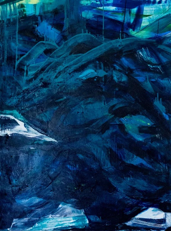 deposit///oil on canvas, 36" x 48"